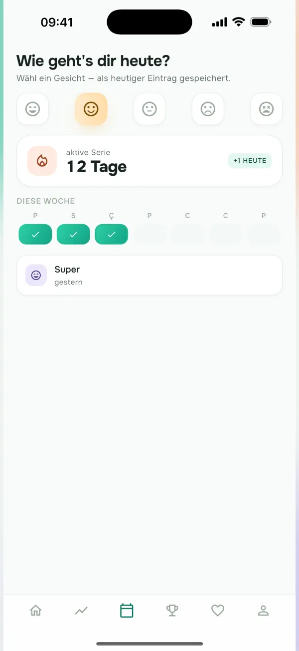 Serie ausbauen, Abzeichen sammeln