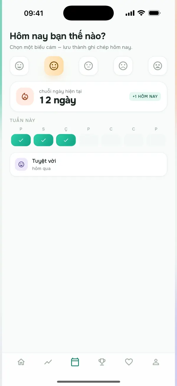 Kéo dài chuỗi ngày, sưu tầm huy hiệu
